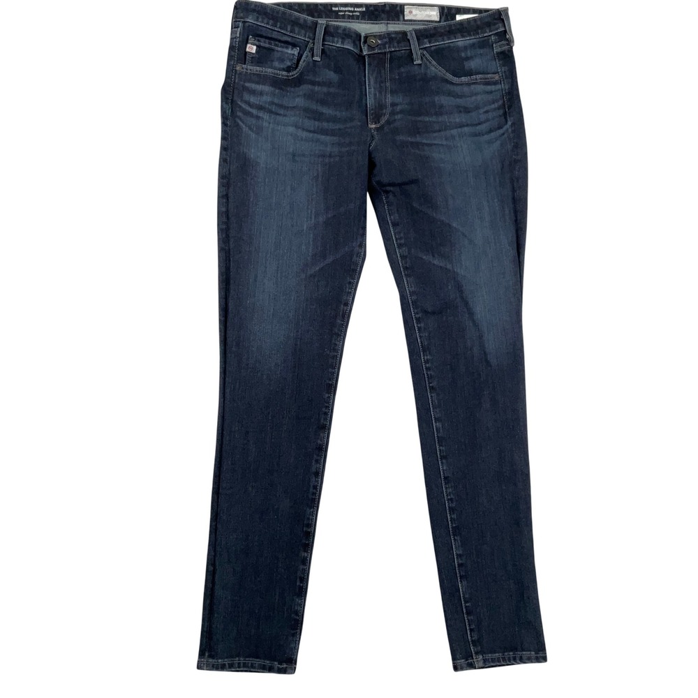 AG Adriano Goldschmied Leggings Womens 29R Blue Contour 360 Ankle Super Skinny